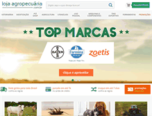 Tablet Screenshot of lojaagropecuaria.com.br